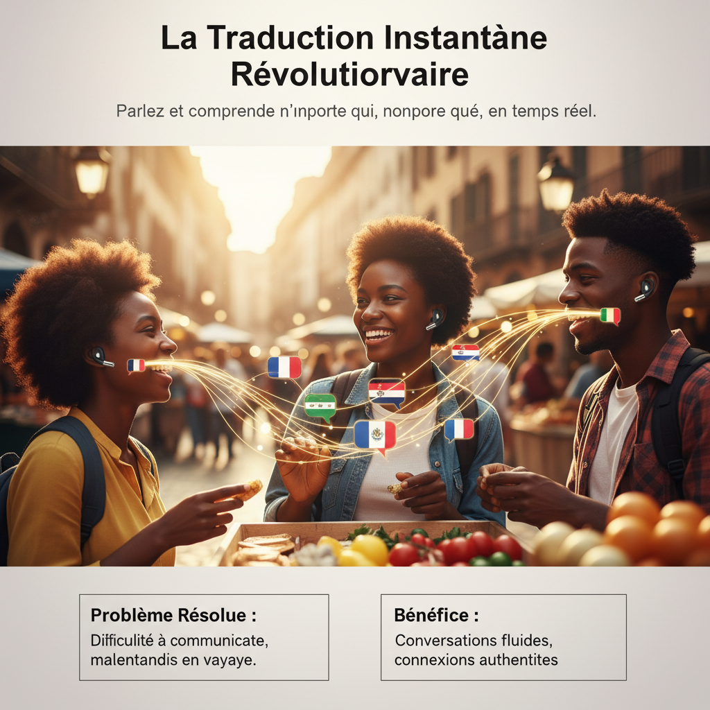 Écouteurs Traducteurs Universels : Brisez les Barrières Linguistiques