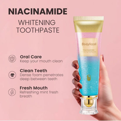 ✨ Body Acel– Dentifrice Blanchissant à la Niacinamide ✨