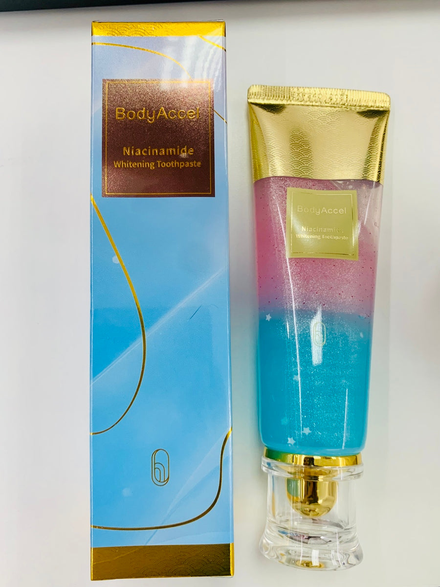 ✨ Body Acel– Dentifrice Blanchissant à la Niacinamide ✨