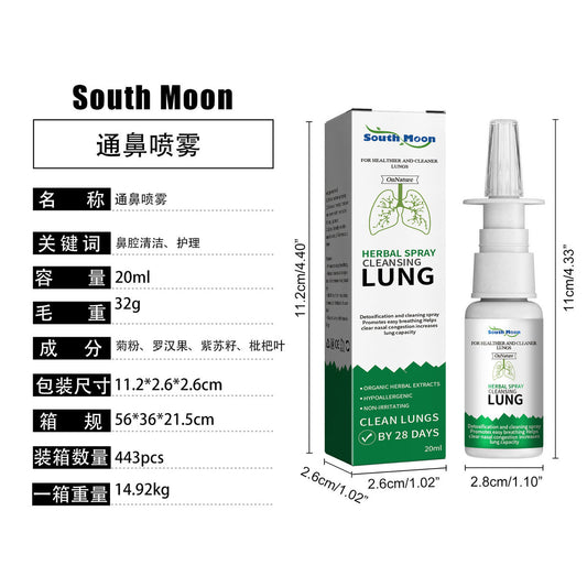 Spray Nasal et Respiratoire South Moon