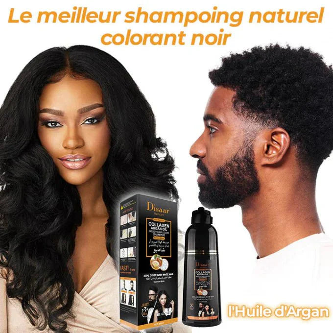 Shampoing Anti-Cheveux Blanc DISAAR: Révélez Votre Jeunesse!